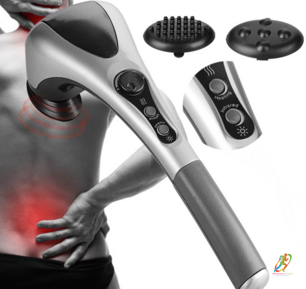 Double Heads Heating Massager